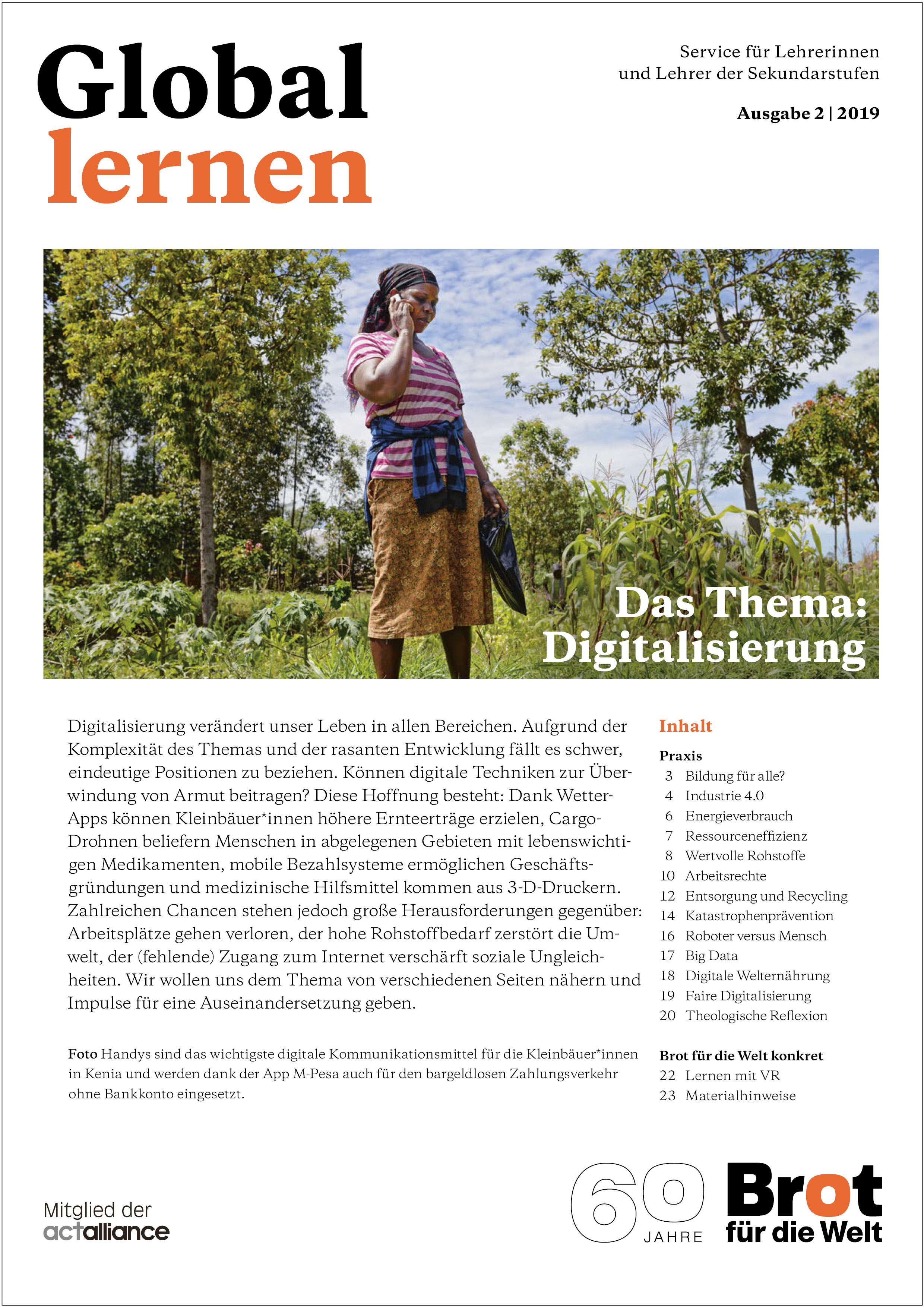 Global lernen: Digitalisierung