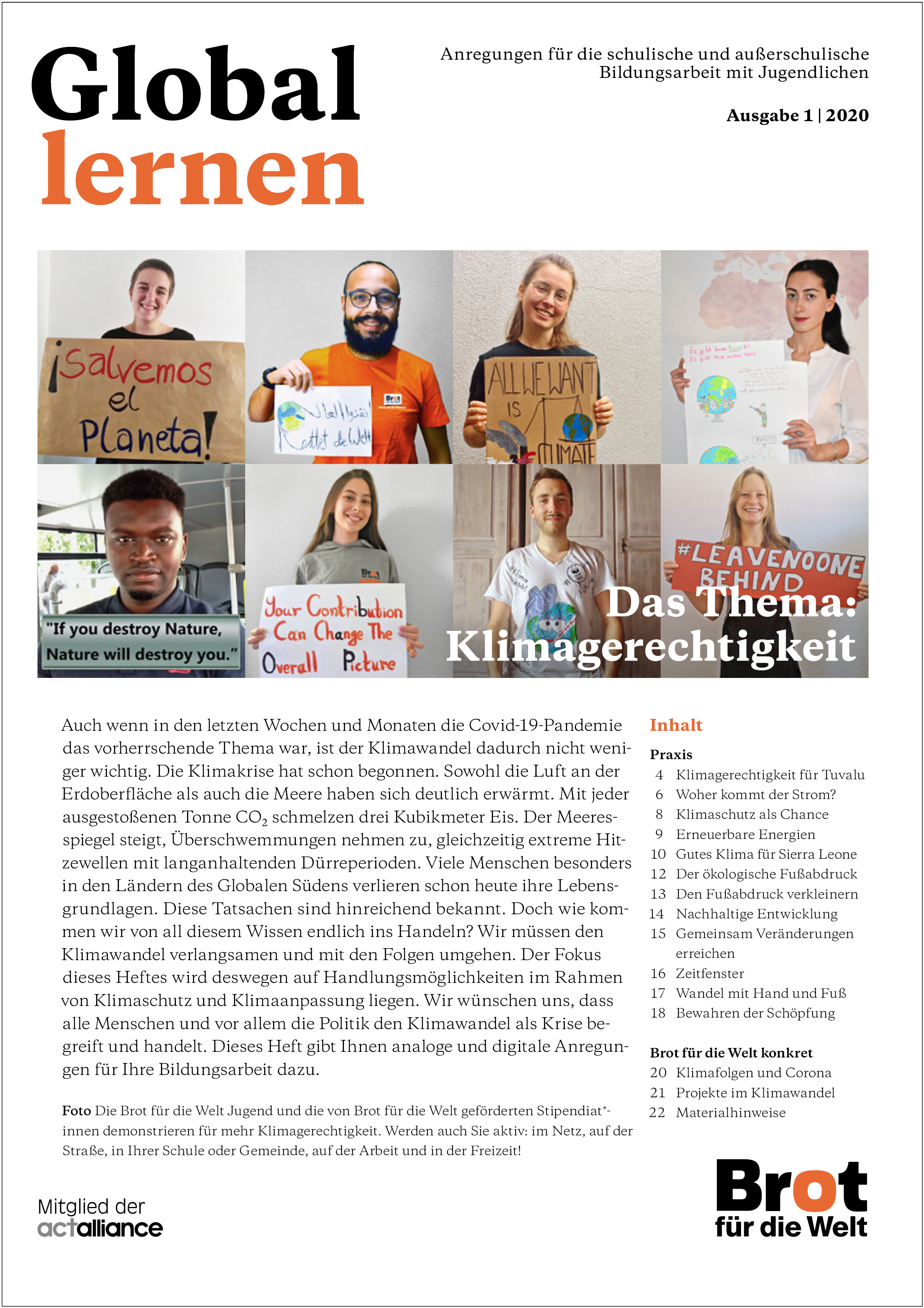 Global lernen: Klimagerechtigkeit